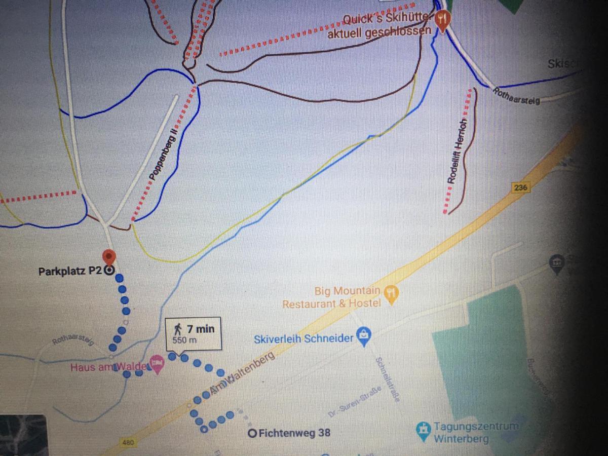 Appartement An Der Erlebniskappe Mit Fahrradkeller Винтерберг Екстериор снимка